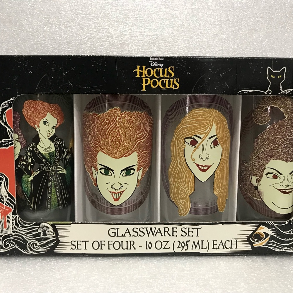 Disney Hocus Pocus Glassware Set